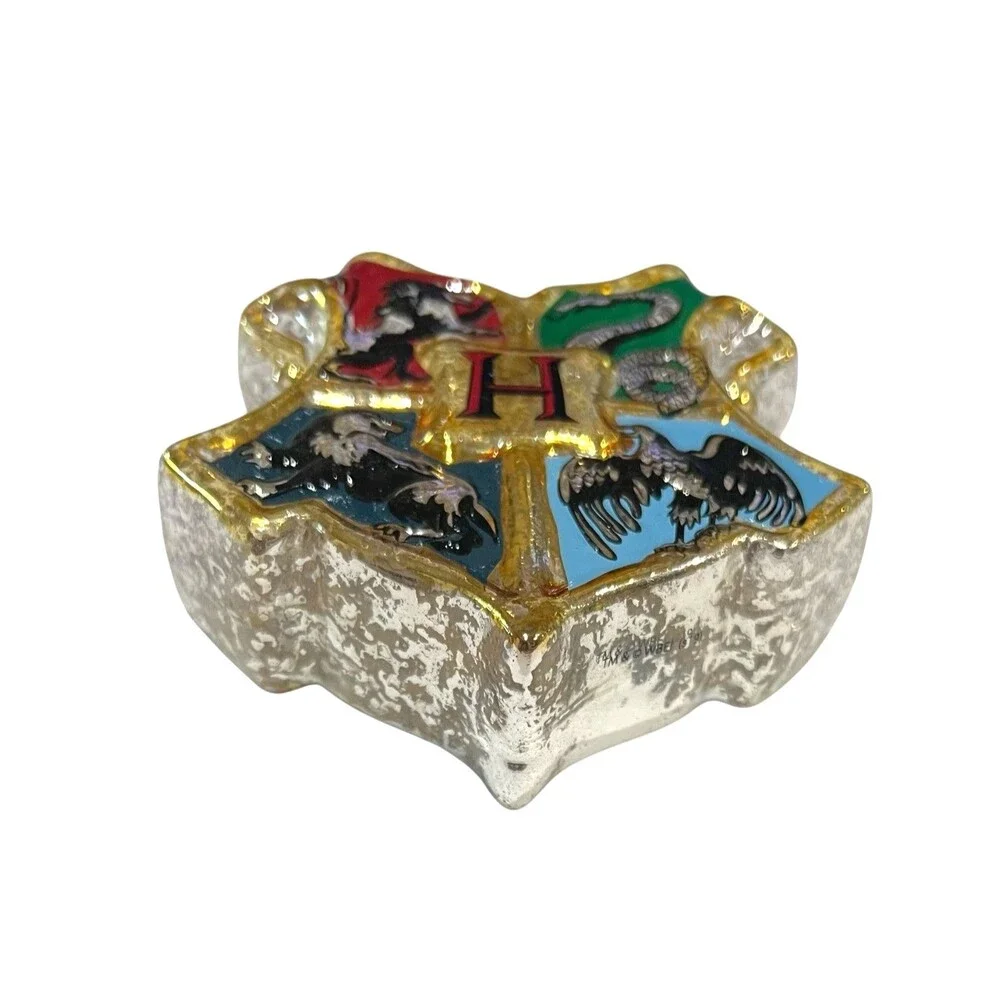 Hallmark Hogwarts Crest Harry Potter Blown Glass Christmas Ornament